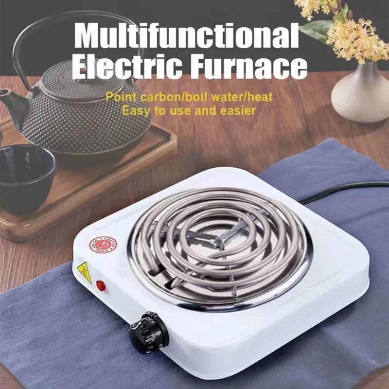 Electric Stove single for cooking, heat up in just 2 mins, Easy to clean, 1000W